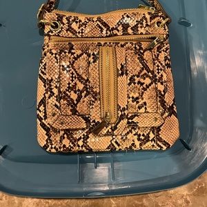 Crossbody snake skin design
